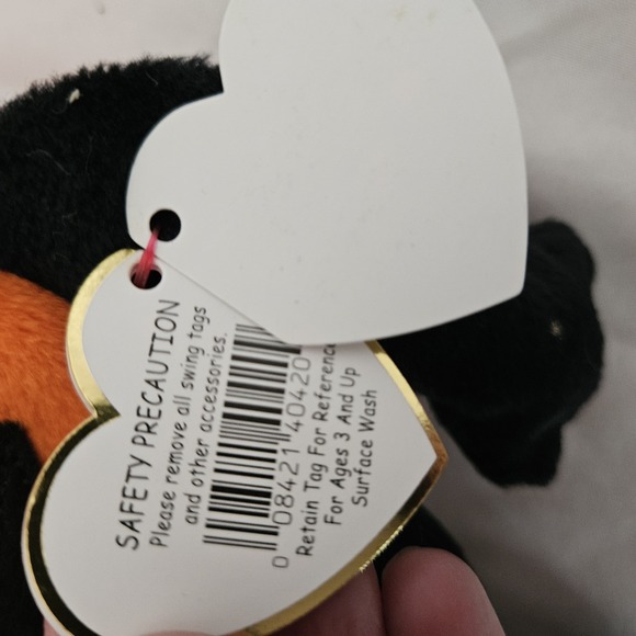 Ty Beanie Babies Trick R. Treat the Pumpkin Halloween Plush 2006 - Picture 5 of 5